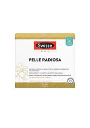 Swisse Pelle Radiosa 20 bustine - Integratore per pelle radiosa a base di acerola, vitamine, minerali, aminoacidi e Ceramosides, aroma frutti rossi