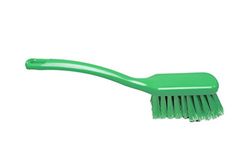 Maya Professional Tools 10201-5 Korte multifunctionele steelborstel middelharde borstelharen, FBK/levensmiddelhygiëne, 270 mm x 47 mm, groen