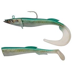 Berkley PowerBait Power Sandeel - Softbait voor het vissen in zout water op onder andere zeebaars, kabeljauw en koolvis. Geleverd met schoepstaart en twisterstaart