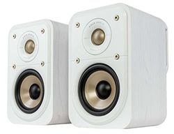 Polk Audio SIGS10ELWT, Signature Elite ES10 - Diffusore con Certificazione Compatibile con Dolby Atmos e Dts: X, Tweeter da 1" e Woofer da 4", Coppia, Bianco