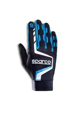Sparco HYPERGRIP+ T 10 SVART/BLÅ Handskar, Flerfärgad, 42/50 EU