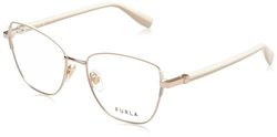 Furla Eyeglass Frame VFU727 Shiny Copper Gold with Coloured Parts 54/17/135 Mujer Gafas