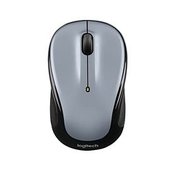 Logitech M325 Draadloze Muis, 2.4 GHz Unifying USB dongle, 1000 DPI Optische Tracking, Batterijduur 18 maanden, PC/Mac/Laptop - licht Zilver/Grijs