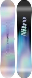 Nitro Snowboard Spirit Kids BRD All Mountain Freestyle Twin Board Snowboard, Multicolor, 116