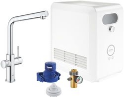 Grohe GRO-31347003 Rubinetto lavello, Sistema di filtrazione dell'Acqua, Cromo, Piccolo