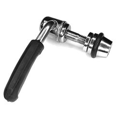 cyclingcolors 1 x zacisk siodełka rowerowego CrMo Quick-Release czarny chrom, M8 x 55 mm