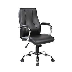 Rocada | Ergonomiczne krzesło biurowe | Krzesło biurowe | Wózek na kółkach i podłokietniki | Regulowane krzesło | Czarny