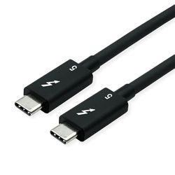 ROLINE Thunderbolt™ 5 - Cavo C-C, ST/ST, 80 Gbps, 240 W, passivo, nero, 1 m