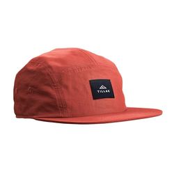 Tillak Wallowa lätt nylon campinghatt med 5 paneler med tryckstängning, Supai Red, en storlek, Supai röd, One size