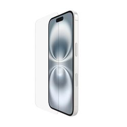Belkin protector de pantalla con revestimiento ScreenForce UltraGlass 2 para iPhone 14 Pro, antiarañazos, grado 9H de dureza, bandeja de alineación fácil, sin burbujas, ultrafino, cobertura total