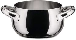 Alessi Mami Faitout en Acier Inoxydable, Argenté, Ø 25,5 cm