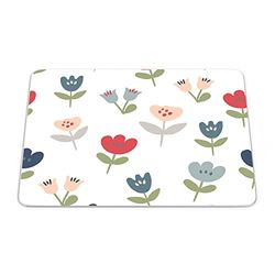 Bonamaison, Tapis de Souris Rectangle Imprimé Numériquement, Fond Antidérapant, pour Bureau et Maison, Taille: 22x18cm