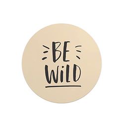 Questo Casa, Round Digital Printed Mouse Pad, Non-Slip Base, for Office and Home, Diameter:22cm