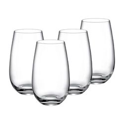 Villeroy & Boch - Entrée taza, set de 4 unidades, 620 ml, vidrio de cristal, transparente