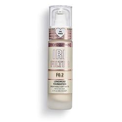Makeup Revolution, IRL Filter Longwear Foundation, Medium to Full Coverage, F0.2, 23ml