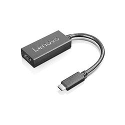 Lenovo 4X90R61022 adaptador de cable de vídeo 0,24 m USB C HDMI tipo A (Estándar) Negro - Adaptadores de cable de vídeo (0,24 m, USB C, HDMI tipo A (Estándar), Macho, Macho, Derecho)