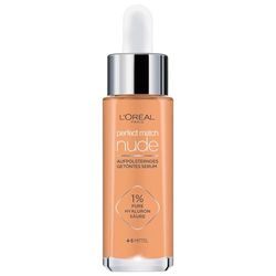 L'Oréal Paris tonat serum, närande, flytande foundation med hyaluronsyra, Perfect Match Tinted Serum, nr 4-5 medel, 1 x 30 ml