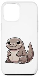 Kawaii Komodo Dragon Art, simpatico rettile cartone animato Custodia per iPhone 12 Pro Max