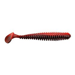 Berkley Powerbait Power Swimmer Soft, Esca Artificiale Unisex-Adult, Rosso Scuro, 7 cm