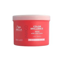 Wella Professionals Invigo Color Brilliance Maschera capelli trattati, Ottima con shampoo e balsamo, Capelli sottili e normali sempre radiosi 500 ml