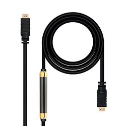 High-speed HDMI-kabel v1.4 met Ethernet-kanaal is ideaal voor het aansluiten van multimedia-apparaten. Dit A/M-A/M-repeater-model is 30 m lang om overdracht te garanderen