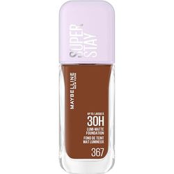 Maybelline New York Super Stay up to 30H Lumi-Matte Foundation, Medium-Full Coverage, Vegan Formula*, Amino Acids, Niacinamide, Vitamin E - Shade 367