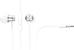 AUTO LABEL. FIRST CLASS DRIVER ACCESSORIES Xiaomi Mi In Ear Headphones Basic | Noise Cancelling Headphones | Wired Headphones with Triple Microphone | Silver Headphones
