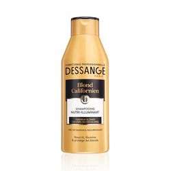 DESSANGE - Shampoing Nutri-Illuminant Blond Californien - Formule Enrichie En Miel De Manuka - Nourrit, Illumine & Protège - Pour Cheveux Blonds, Colorés Ou Décolorés - 250 ml