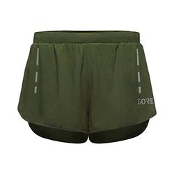 GORE WEAR Split Pantaloncini Uomo, Verde Utilitario, M