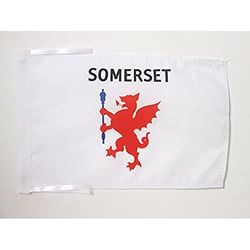 AZ FLAG Drapeau Comté de Somerset Ancien 45x30cm - PAVILLON County of Somerset - Angleterre 30 x 45 cm Haute qualité
