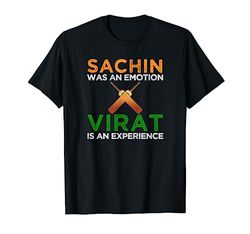 Sachin And Virat Emotion And Experience India Cricket Jersey T-Shirt
