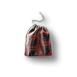 Bonamaison Printed Cotton Produce Bag with Drawstring, Reusable Grocery Bag, Biodegradable Eco-Friendly Bags, Travel Pouch, Sachet Bags, Shopping Bag, Eco Friendly, Foldable, Size: 20x30 Cm