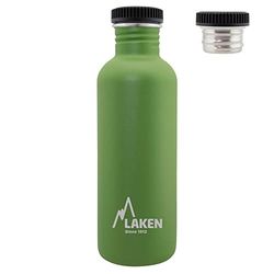 Bot. ac. inox Basic 1 L rosca acero - Kaki