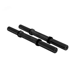 Lock skivstång par 35,5 cm vanliga hantelhandtag, svart