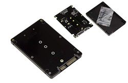 KALEA-INFORMATIQUE Adattatore da M2 (M.2 NGFF SATA B Key o B+M Key) a SATA con enclosure per dischi rigidi SATA da 2,5 pollici