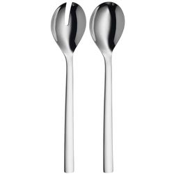 WMF Nuova Talheres de salada 30 cm, 2 peças, aço inoxidável polido Cromargan, adequados para máquina de lavar louça