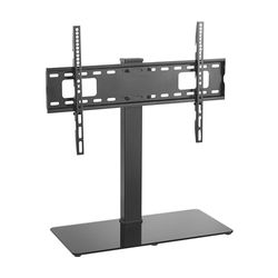 PureMounts TV-standaard, tv-houder, universele tv-houder voor 37-70 inch Samsung, LG, Philips, Panasonic en nog veel meer, max. VESA 600 x 400 & 40 kg, zwart