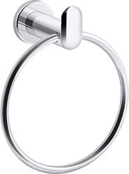 Kohler K-97898-CP Kumin Towel Ring, Polished Chrome