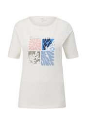 T-shirt met print op de voorkant, 02d0, 32