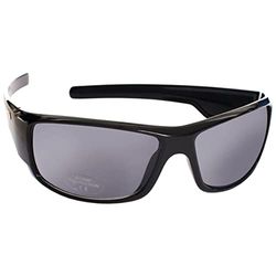 Trespass Anti-virus, zwart, zonnebril met uv-bescherming en stoffen tas/categorie 2 glazen, zwart