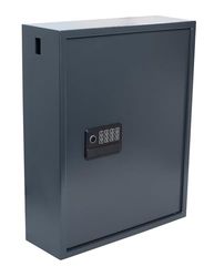 Pavo Armoire à cles Haute sécurité pour 150 clés/Coffre-Fort à clés/Dimension: 550 x 380 x 150 mm/Lecteur d'empreintes digitales/Connecteurs Type-C / 150 Porte-clés Inclus - Avancé