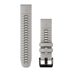 Garmin Fenix/Epix, QuickFit Horlogeband, Siliconen, 22mm, Fog Grey/Moss