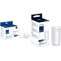 Philips Water - AWP3703 - Sistema de Filtración de agua para Grifo, Filtro de agua On Tap, Tecnología Color Blanco & AWP315 - Cartucho Filtrante de Agua para Grifo X-Guard Ultra On Tap