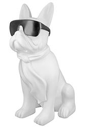 Casablanca figurki dekoracyjne, żywica syntetyczna, biała, wysokość 35 cm