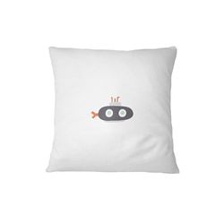 Bona Basics Funda de Almohada Decorativa, poliéster, Blanco 1, 45 x 45 cm