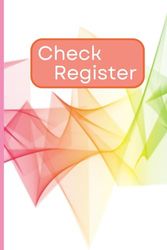 Simple Check Register – Checkbook Log with Check & Transaction Registers, Bank Account Register Book for Personal and Business Use, 6"x9" Check Registers