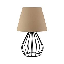 Lampada notturna da 36 cm. Marrone chiaro. Tipo E27 max 60w