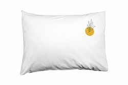 Bona Basics Funda de Almohada Decorativa, poliéster, Blanco 1, 35 x 50 cm