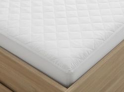 Degrees home - Ademende matrasbeschermer, gewatteerd, verstelbaar, mijtdicht, voor bed 150 x 190/200 cm