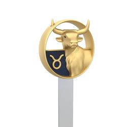 Metalmorphose - Marcapáginas signo del zodiaco Tauro - signo astrológico Tauro - Regalo para hombre, mujer y niño